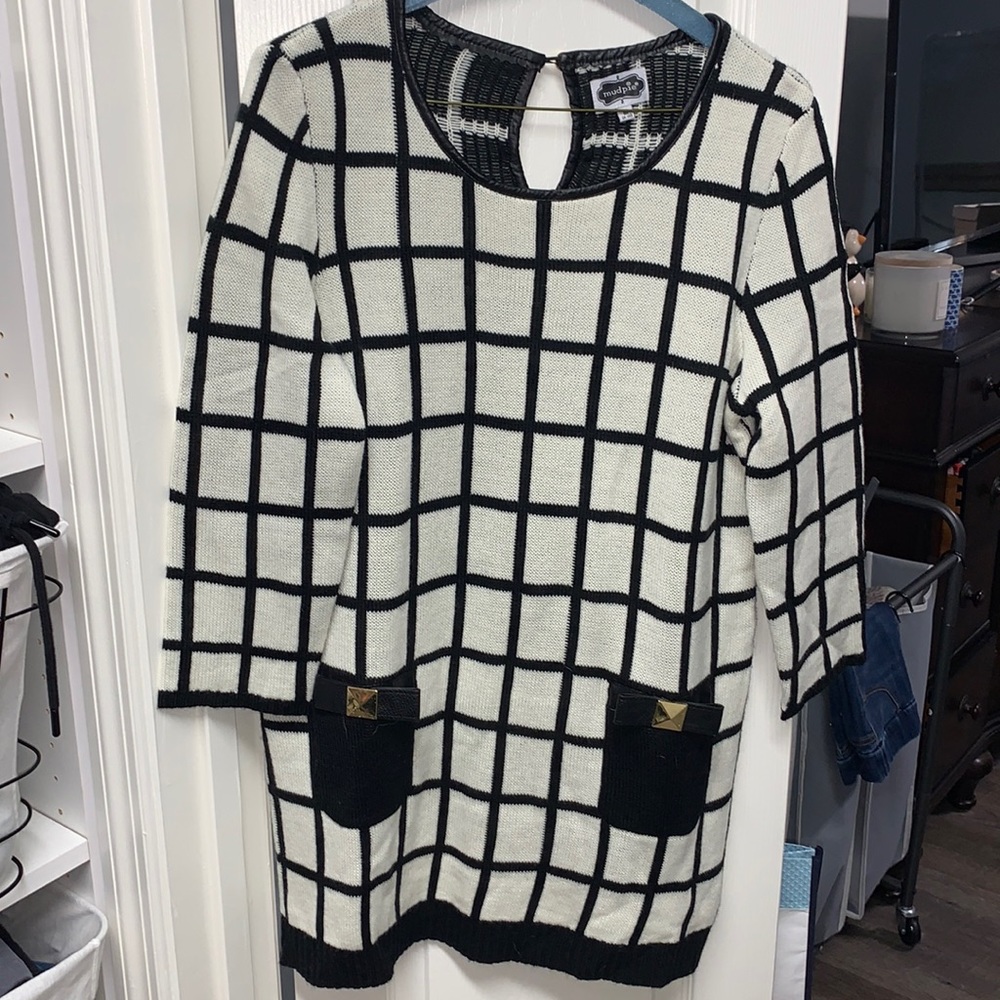 Mud pie long sweater dress